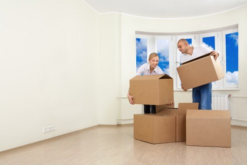 Packing and loading items into a removal van in Bayswater