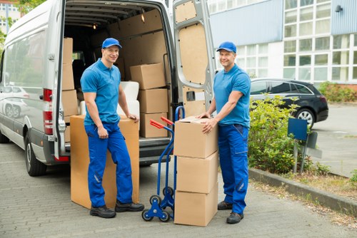 Prepared boxes and furniture for a Bayswater man with van move