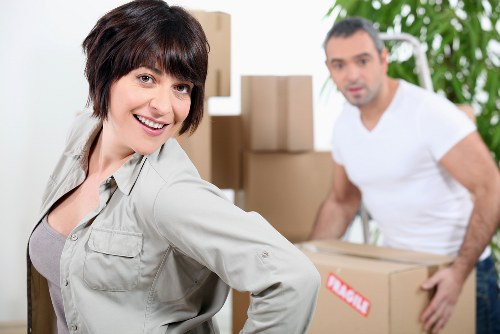 Moving van prepared for a Bayswater household relocation