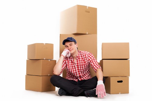 Sustainable moving materials and recycling in a Bayswater removal